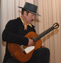 traditional flamenco guitar